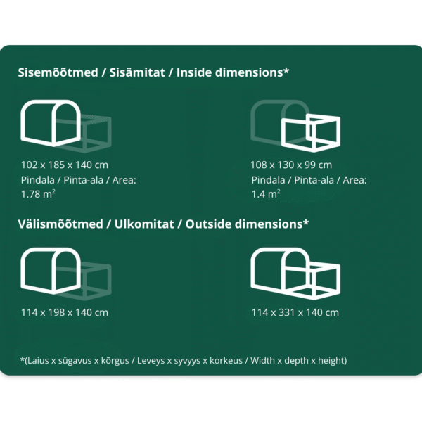 CalfOTel Comfort with 4-part fence