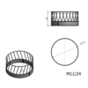 Lammaste söödakorv Sheep Circular Ring Feeder(170x90cm)