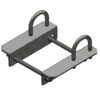 Clamp for 140 x 140 mm post - 2" tube (bottom, two-sided)