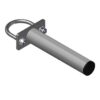 Feeding barrier adjustable clamp for 76 mm post