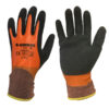 Nylon gloves with latex palm