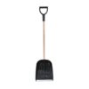 SNOW-GRAIN SHOVEL 360 MM, ALU EDGED, HANDLE