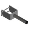 Feeding barrier adjustable clamp for 140x140 mm post