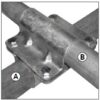 Mounting clamp strong A 2'' x 1½''