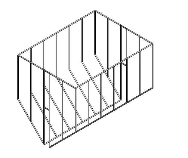 Feed basket (double), for pipe 33.7 mm