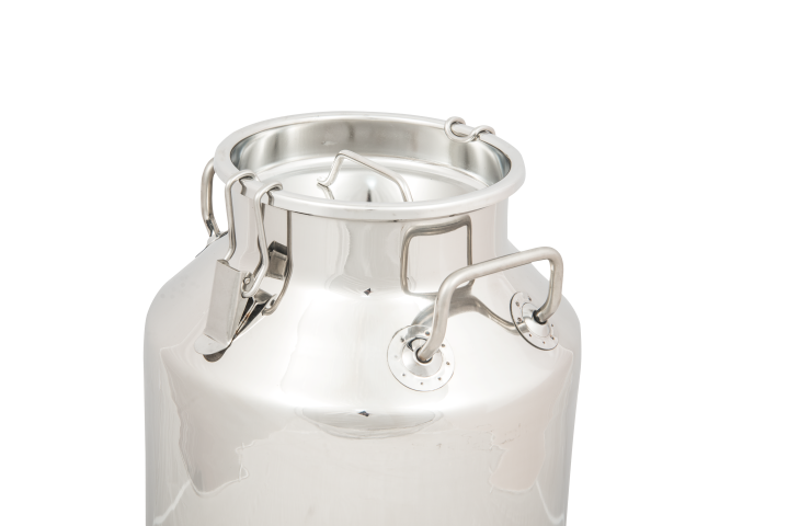 Stainless steel locked carrying bucket 10L (stainless steel lid 21Ø included)