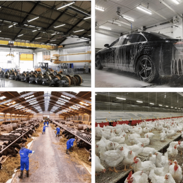 Led-Triproof 6 LED luminaire – tube lamp 40 W / 150 lm, IP69K