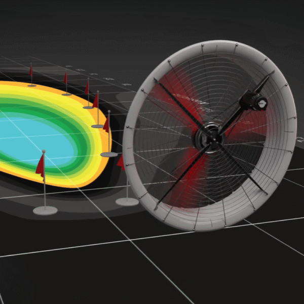 Tööstuslik ventilaator Multifan AirBreeze fan 1500 mm, 48,150 m³/h