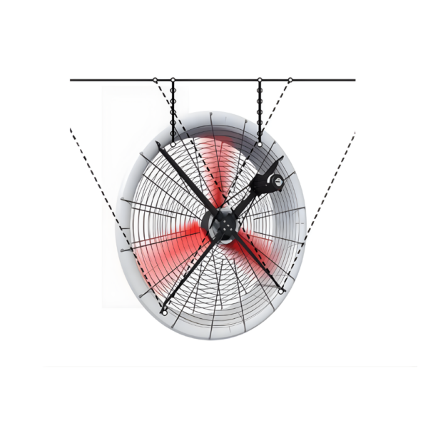 Ventilaator trossid Mounting kit for Multifan AirBreeze fan