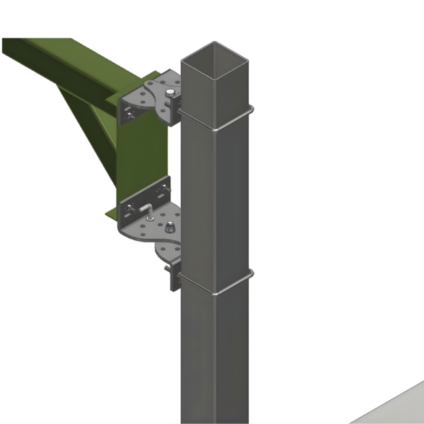 Sügamisharja klamber 2 Rotary clamp for cowbrush