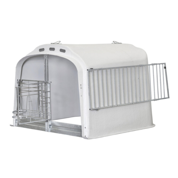 Vasikamaja piirdega 4 CalfOtel Dual with front fence